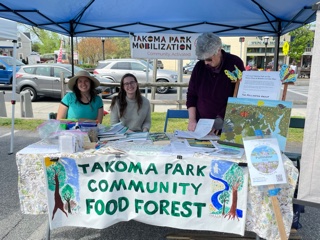 Community Food Forest table